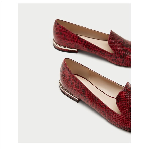 Zara flats with heel detail - Picture 2 of 3